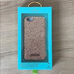 New Kate Spade iPhone 6/7s glitter case